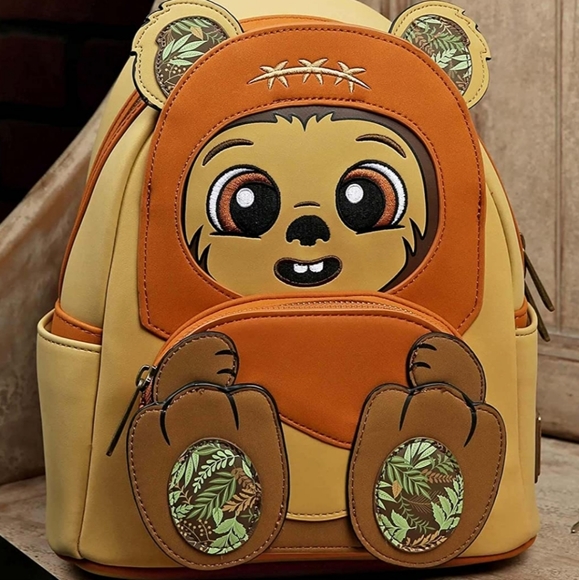 Loungefly star wars ewok minnie backpack - Picture 2 of 4